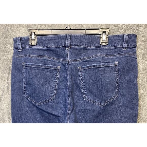 Lee Riders Curvy Fit Midrise Petite Skinny Jeans 18P Medium Wash - Picture 4 of 9